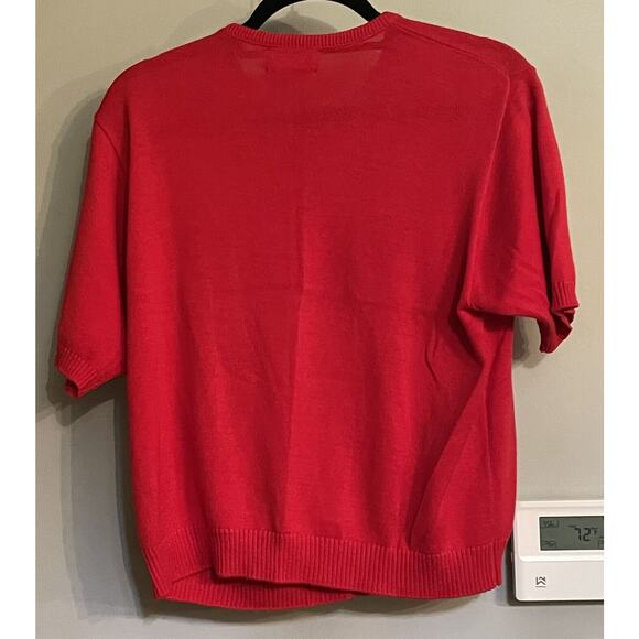 Pendleton‎ Sweater Top Knit Short Sleeve Pullover Crew Neck Cotton USA Made M - Picture 4 of 10